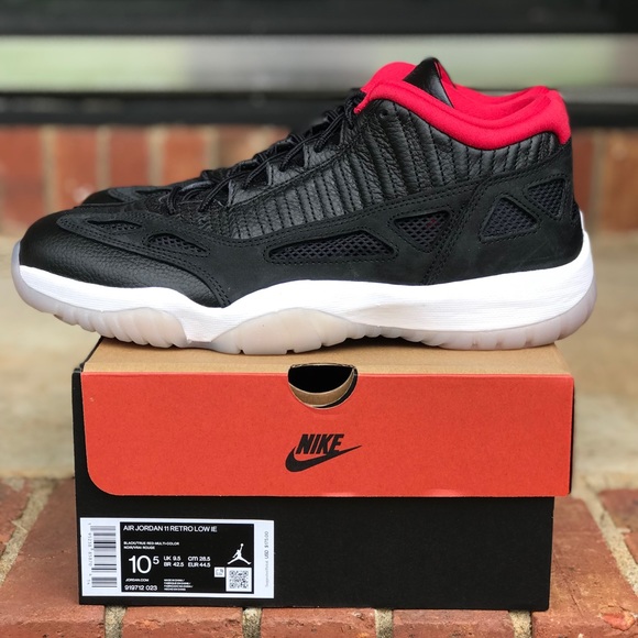 Air Jordan Retro 11 Low IE Bred Size 10.5 & 11 - Picture 4 of 16